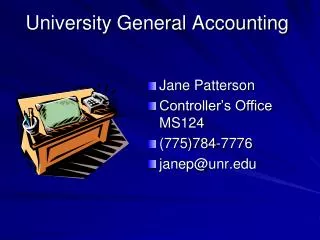 University General Accounting