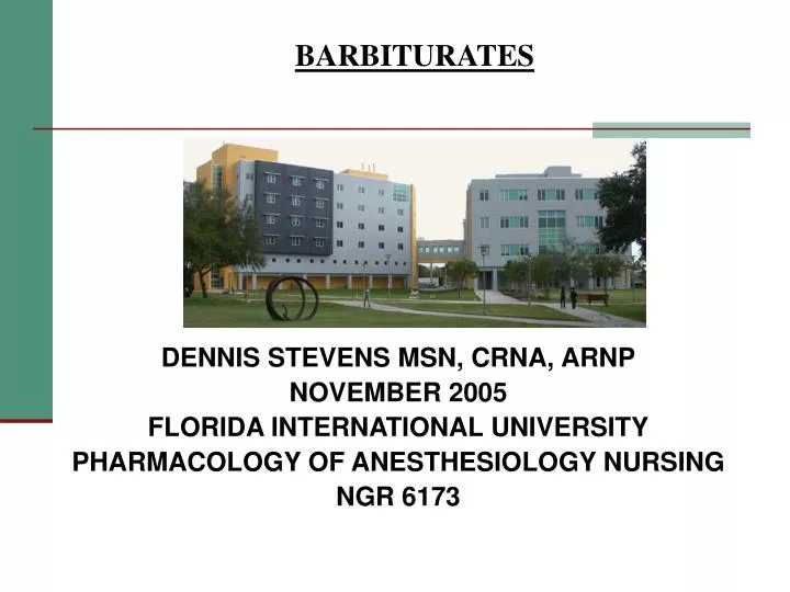 barbiturates
