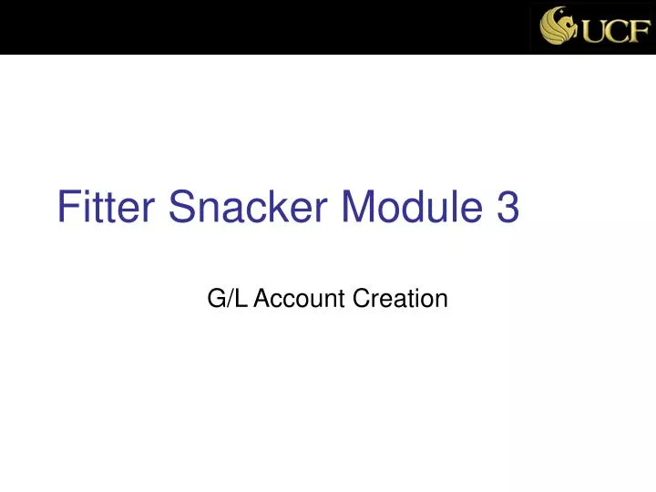 fitter snacker module 3