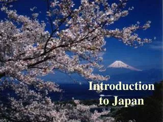 Introduction to Japan