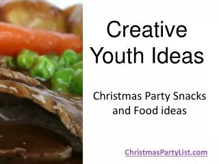 Christmas party snacks and food ideas