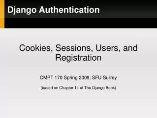 Django Authentication