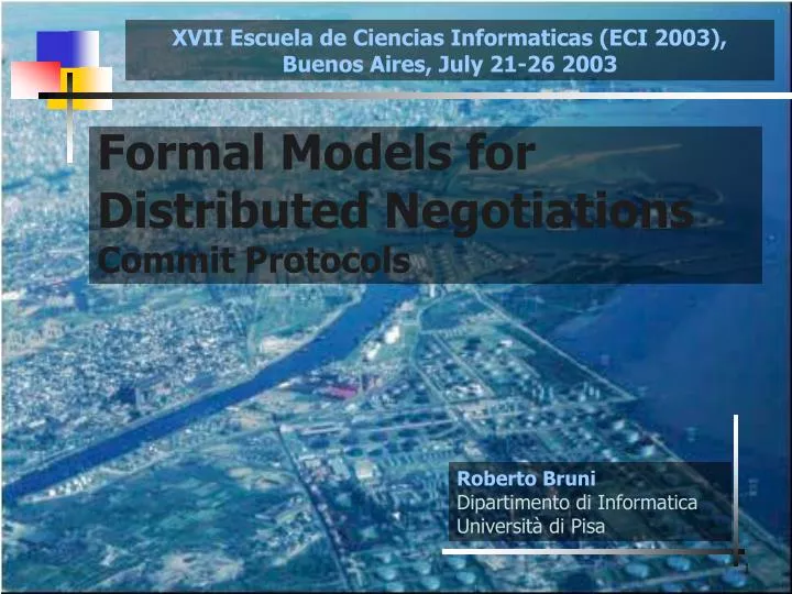 formal models for distributed negotiations commit protocols