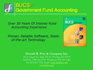 BUCS ® Government Fund Accounting