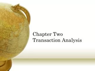 Chapter Two Transaction Analysis