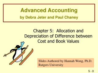 Advanced Accounting by Debra Jeter and Paul Chaney