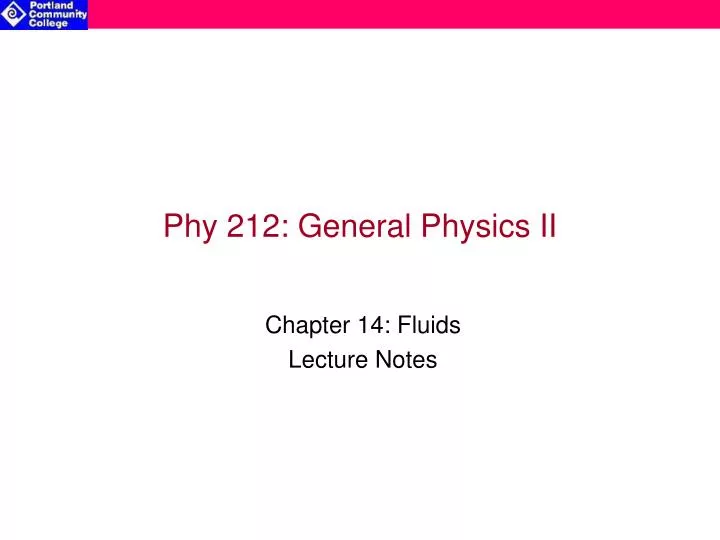 phy 212 general physics ii