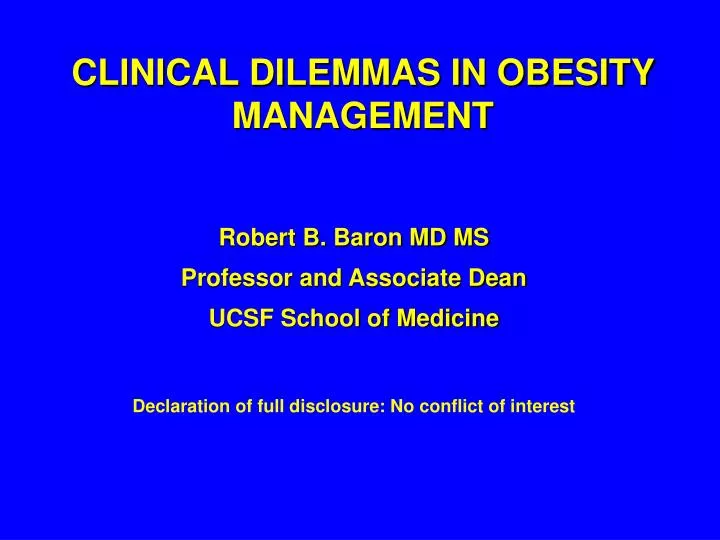 clinical dilemmas in obesity management