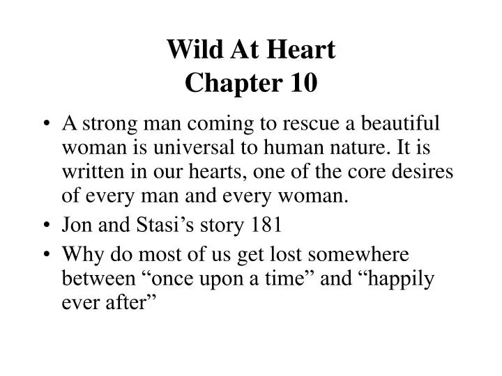 wild at heart chapter 10