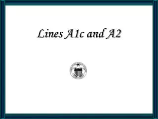 Lines A1c and A2