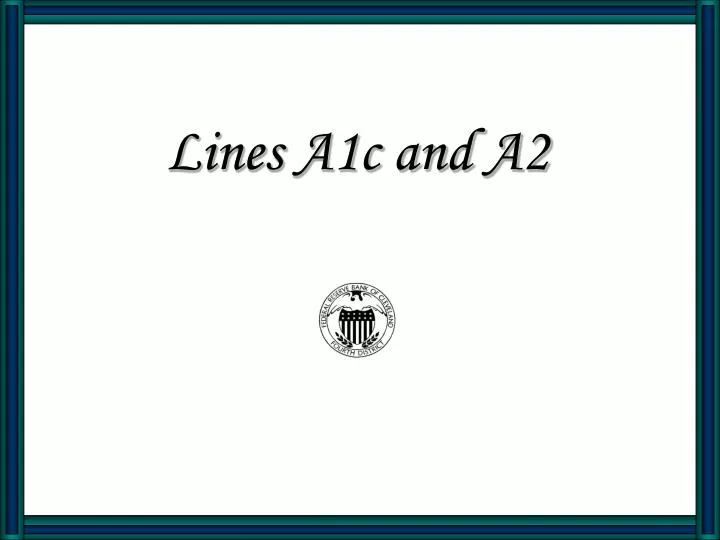 lines a1c and a2