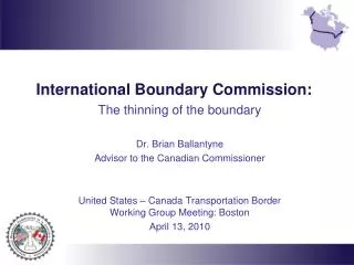 International Boundary Commission: