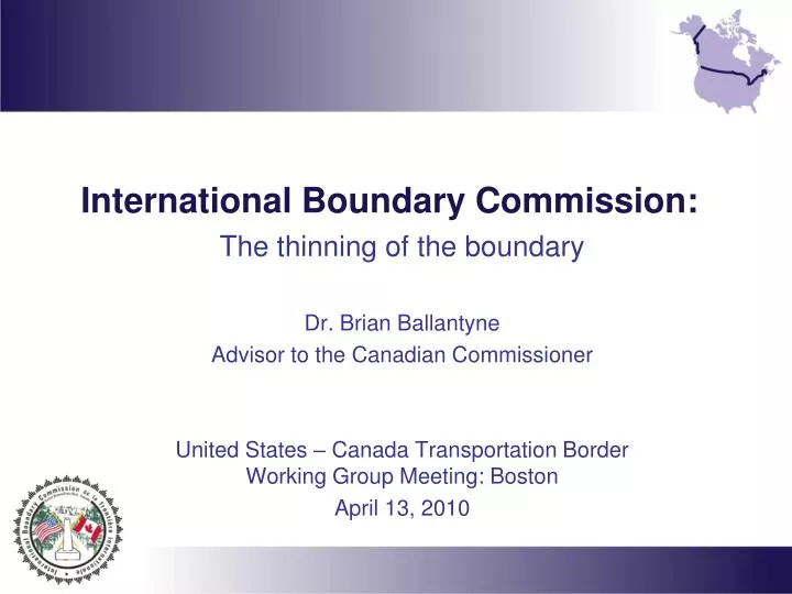 international boundary commission