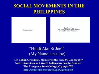 SOCIAL MOVEMENTS IN THE PHILIPPINES