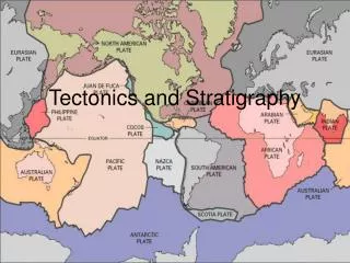 Tectonics and Stratigraphy