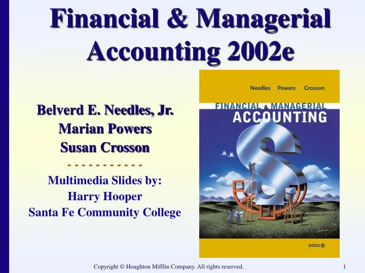 financial managerial accounting 2002e