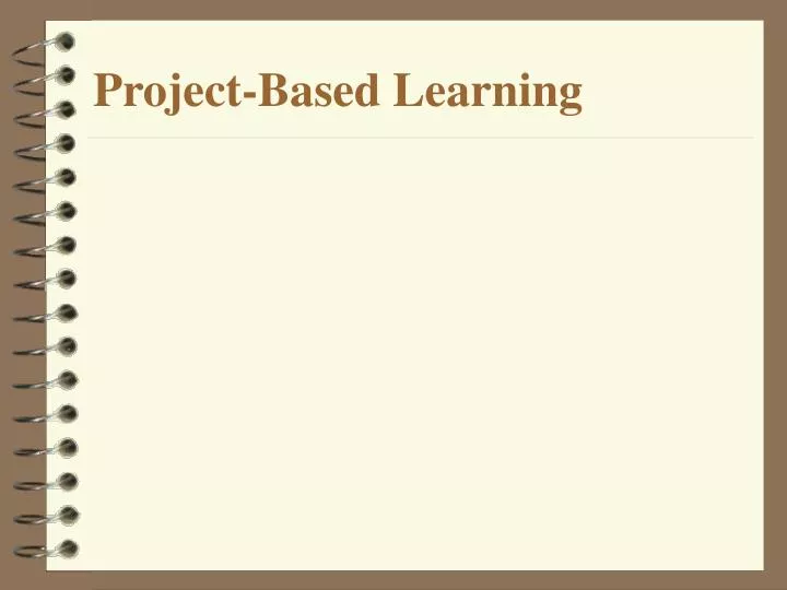 project based learning