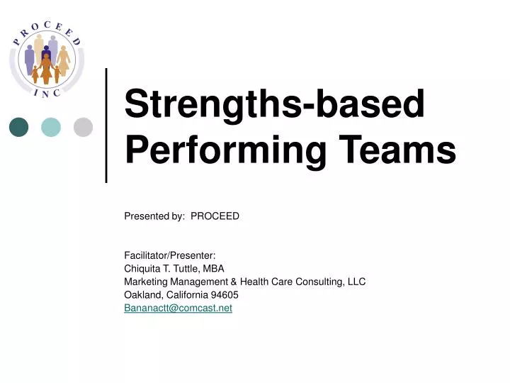 strengths based performing teams
