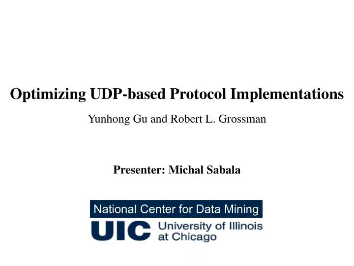 optimizing udp based protocol implementations