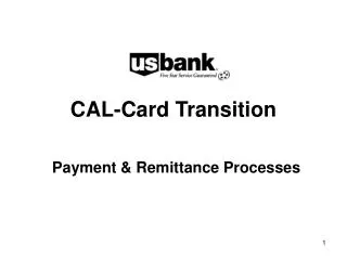 CAL-Card Transition