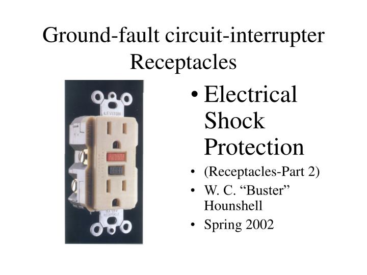 ground fault circuit interrupter receptacles
