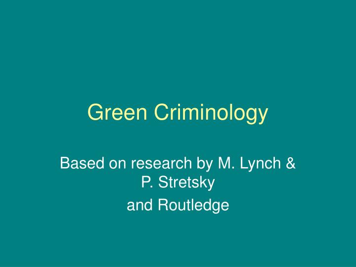 green criminology