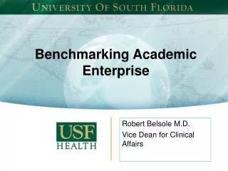 Benchmarking Academic Enterprise