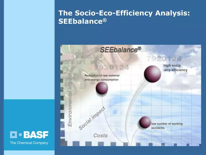 the socio eco efficiency analysis seebalance