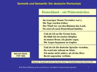 Semiotik und Semantik: Der deutsche Wortschatz