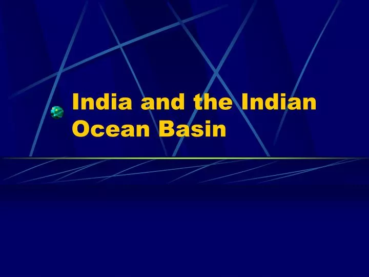 india and the indian ocean basin
