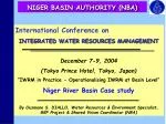 NIGER BASIN AUTHORITY (NBA) - slide 1