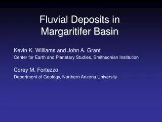 Fluvial Deposits in Margaritifer Basin