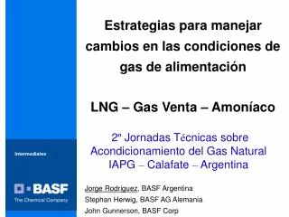 Estrategias para manejar cambios en las condiciones de gas de alimentación LNG – Gas Venta – Amoníaco
