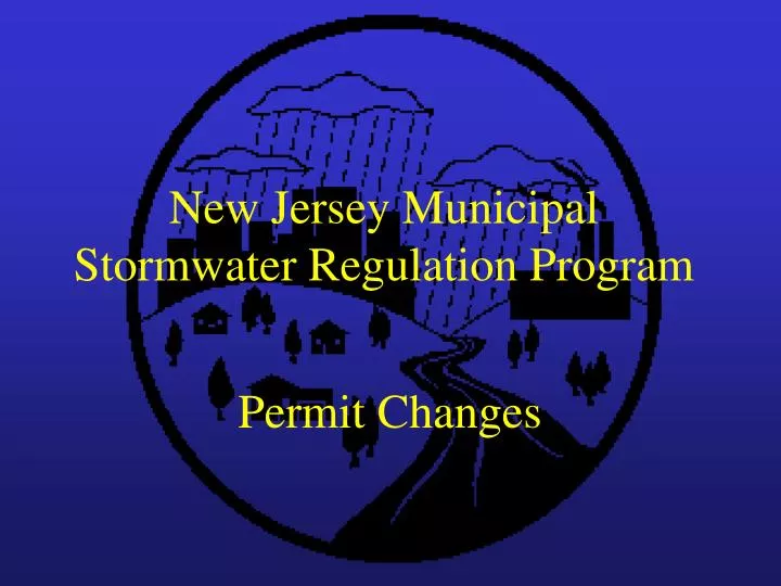 new jersey municipal stormwater regulation program