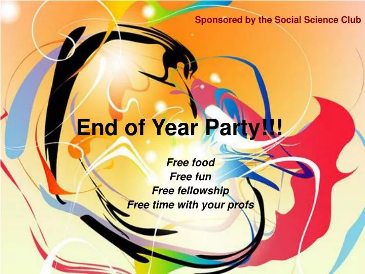 end of year party