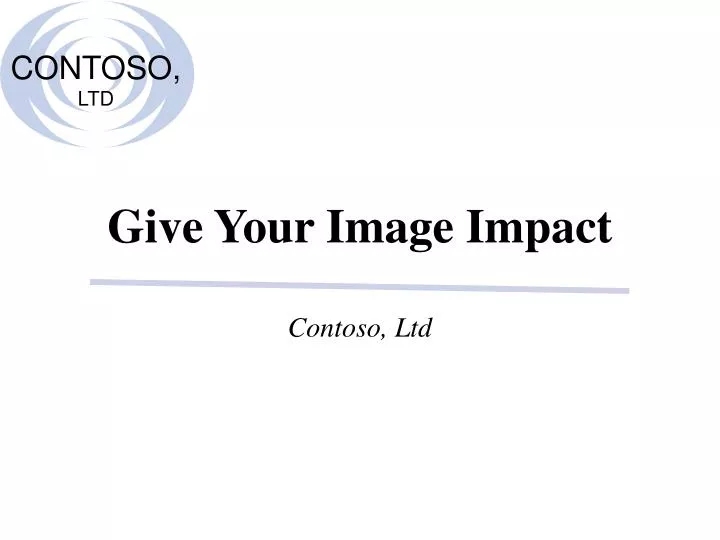 give your image impact