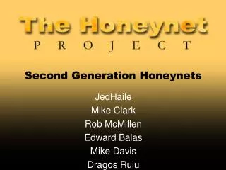 Second Generation Honeynets