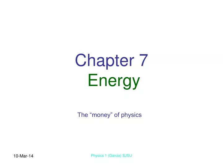 chapter 7 energy