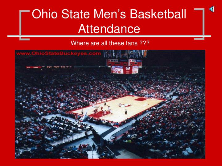 ohio state men s basketball attendance