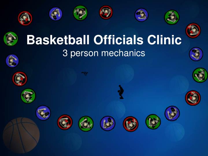 basketball officials clinic 3 person mechanics