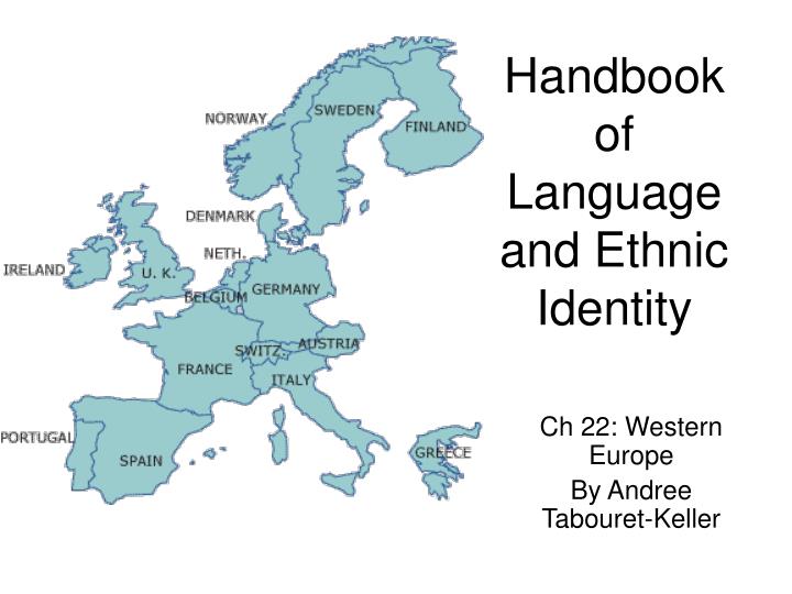 handbook of language and ethnic identity