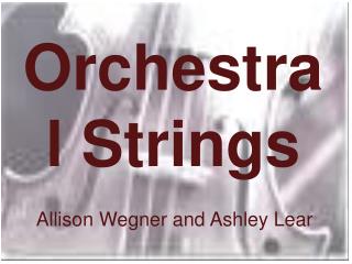 Orchestral Strings