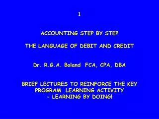 3 No matter what the form of the record, the basic rule of bookkeeping remains the same: the concept of debit and credit