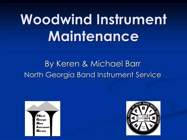 woodwind instrument maintenance