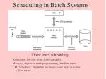Scheduling in Batch Systems - slide 1