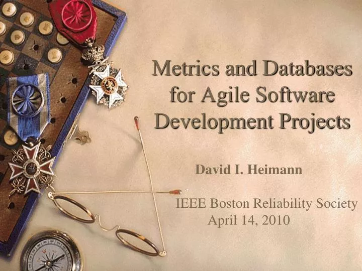 metrics and databases for agile software development projects