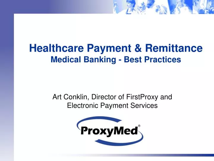 healthcare payment remittance medical banking best practices