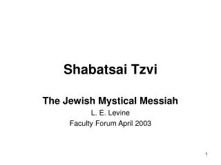 Shabatsai Tzvi