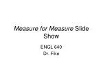 Measure for Measure Slide Show