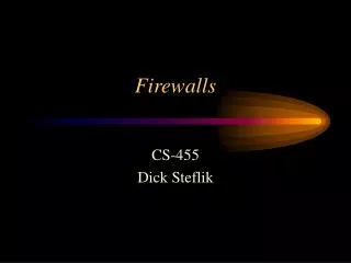 Firewalls